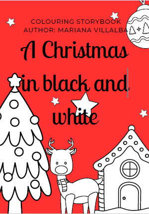 A Christmas in black and white